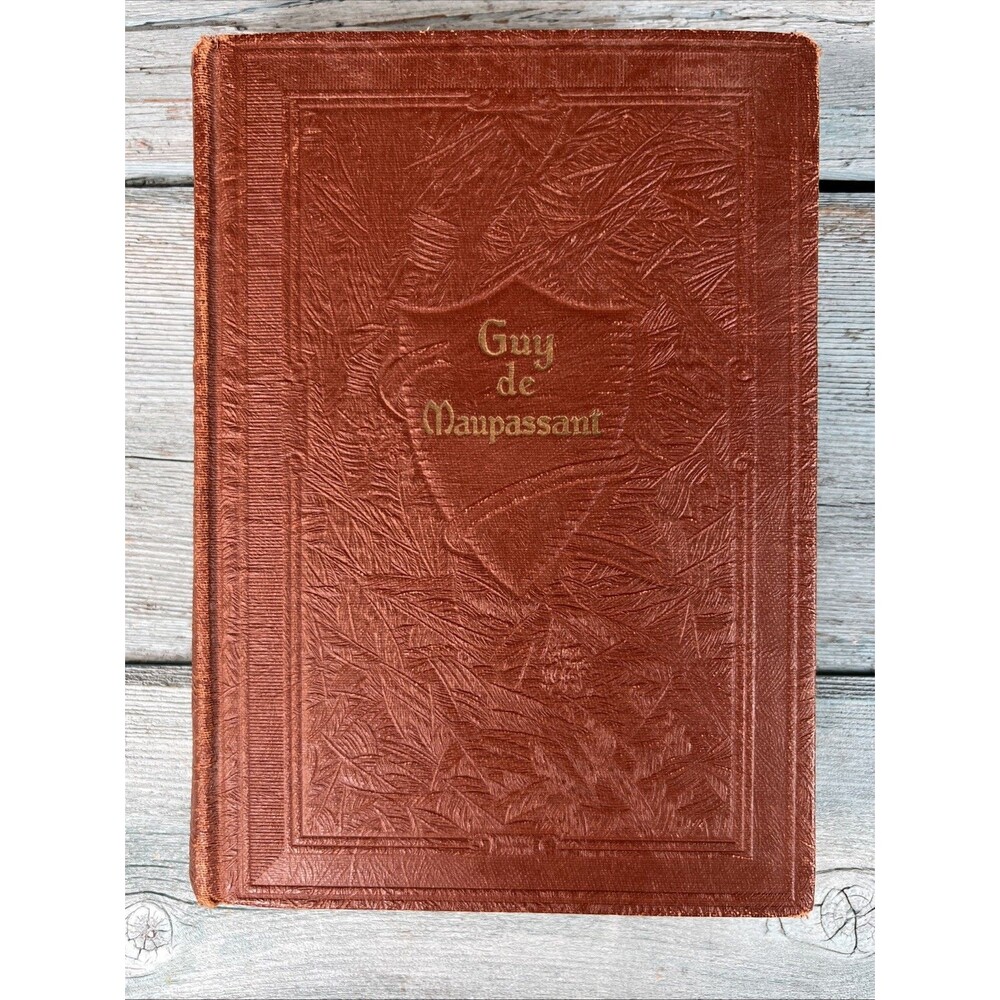 Antique Book The Works Of Maupassant 1903 Complete Short Stories Vintage